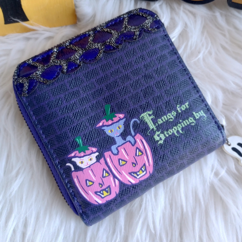 WALLET SOLD Vendula London Hallowee Cat Dracula's Haunted House Bag - Picture 14 of 16
